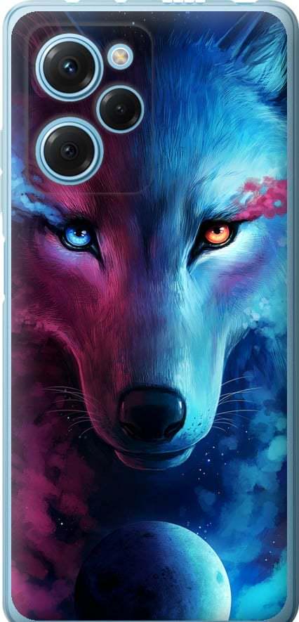 Чехол на Xiaomi Poco X5 Pro 5G Арт-волк (3999u-3027-42517)