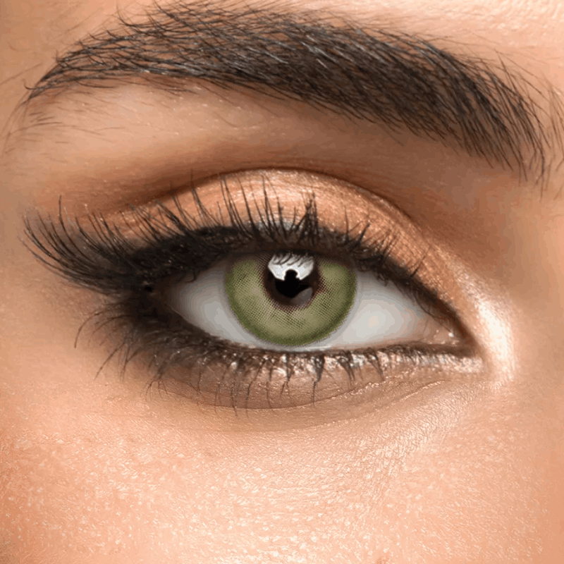 Контактні лінзи зелені Elite Lens Айс Мілк Грін +0,00 14,5 мм 2 шт. Зелений (25906735)