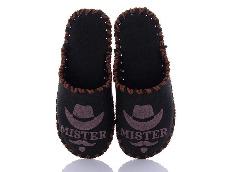 Тапочки фетровые мужские VENDS 317 р. 42-43 Черный