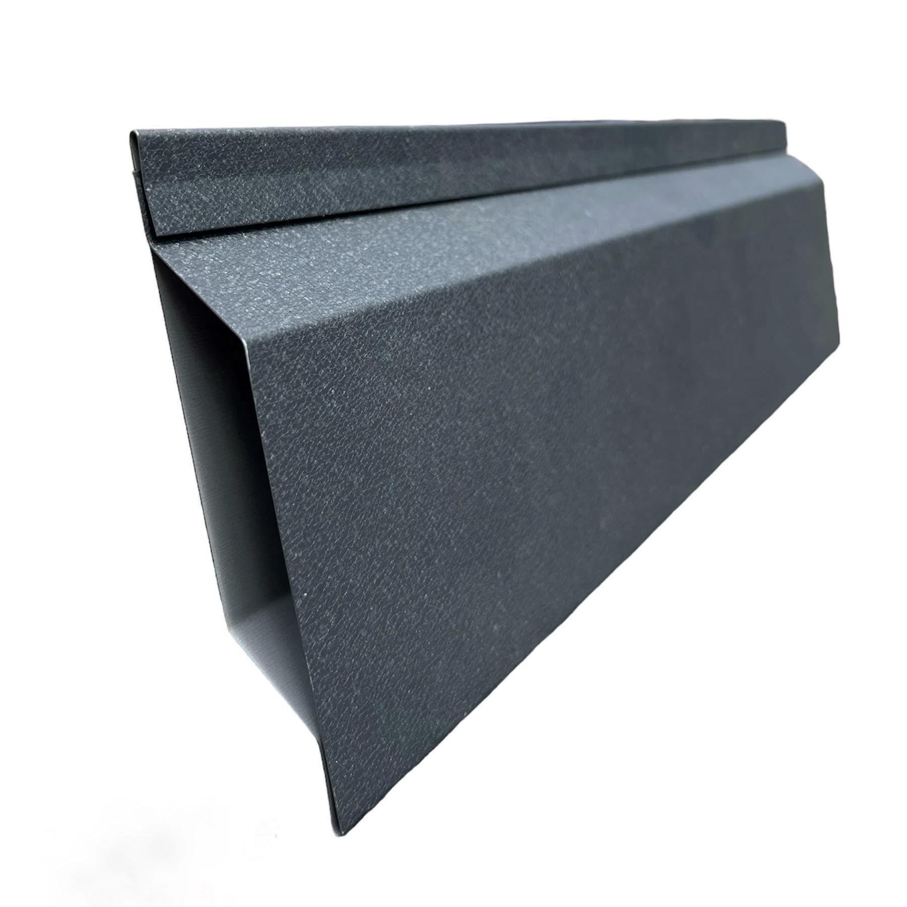 Ламель для забора Ранчо 145х2000 мм Ral 7016/Антрацитовый (576626) - фото 1