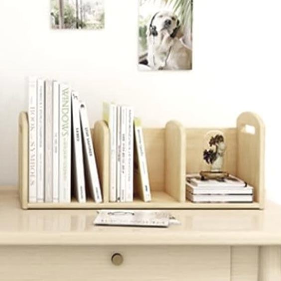 Полка книжная настольная из дерева Изабелина Бланже (КПА-001701)