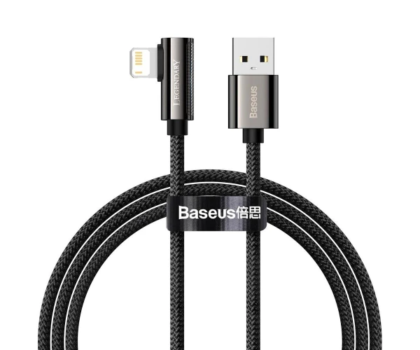 Кабель дата Baseus CALCS-A01 USB-Lightning 2,4 A 2 м Black