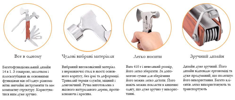 Мультитул с топориком (00-00000054) - фото 8 Мультитул с топориком (00-00000054) - фото 8