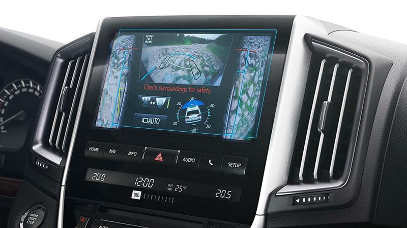 Стекло защитное Pixsel гибридный глянец на монитор Toyota LAND CRUISER 200 9“ 2020