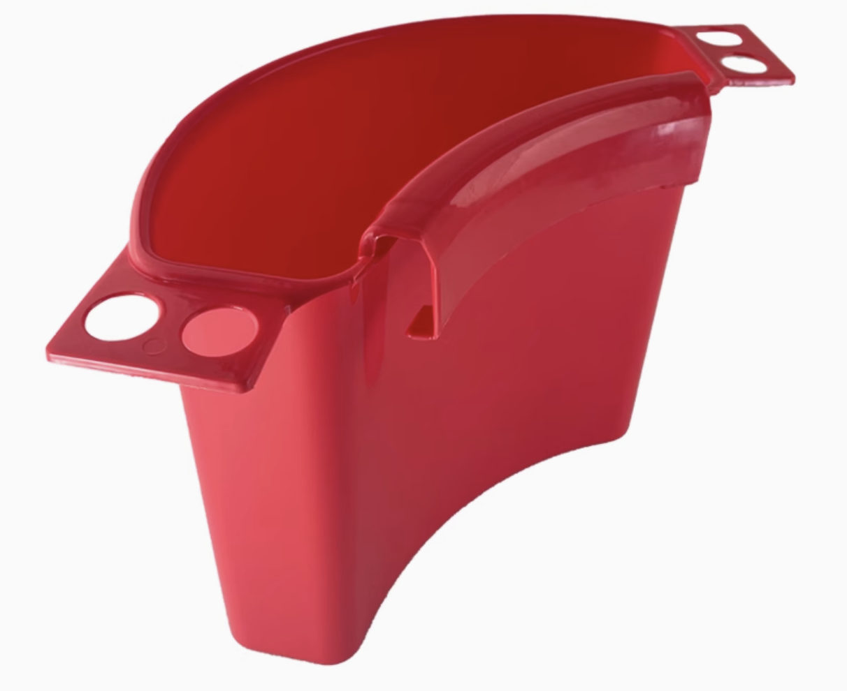 Органайзер для аксессуаров на ведро Detailing Bucket Caddy для организации рабочего пространства Красный