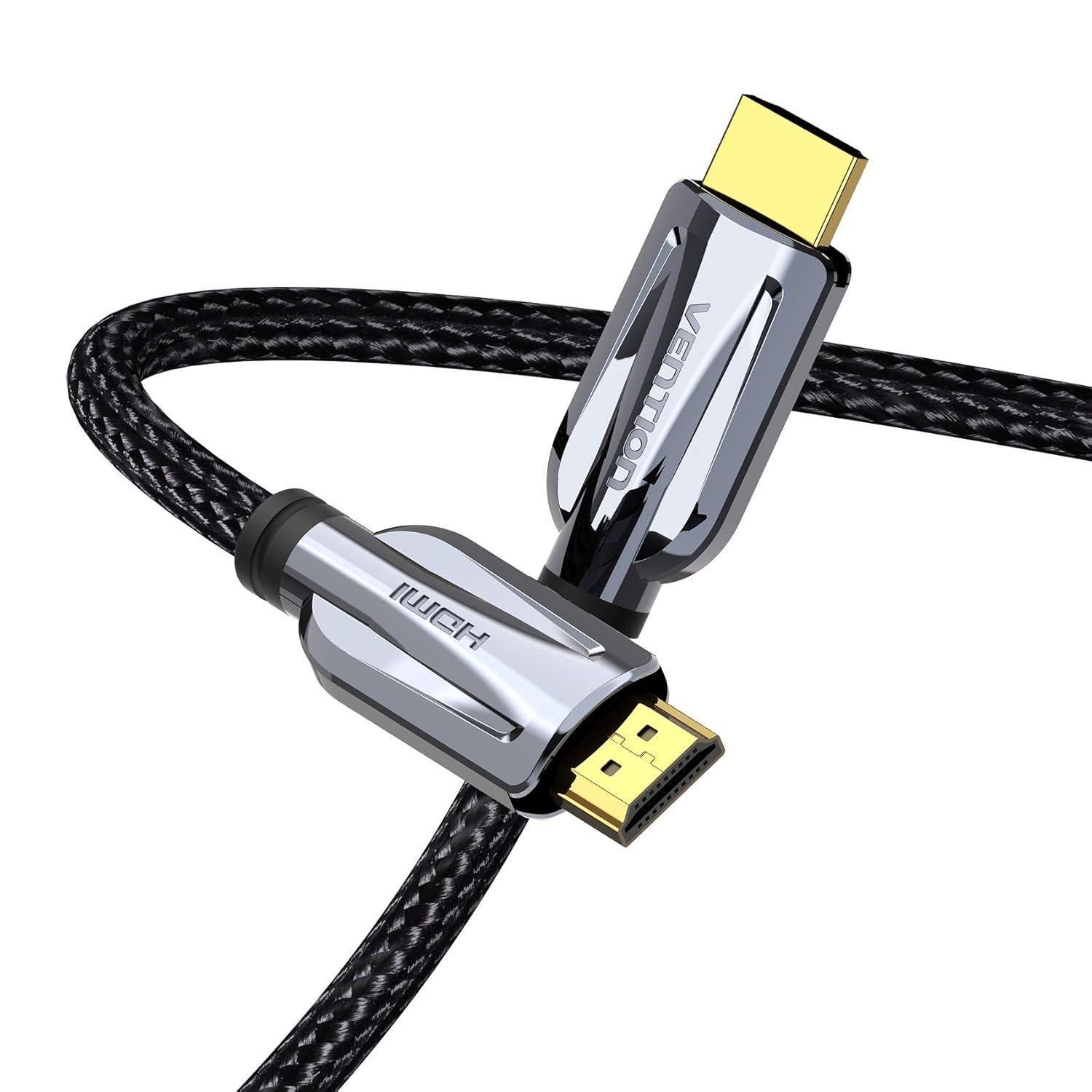 Кабель HDMI Vention 2.1 8K 2 м Черный (AALBH) Кабель HDMI Vention 2.1 8K 2 м Черный (AALBH)
