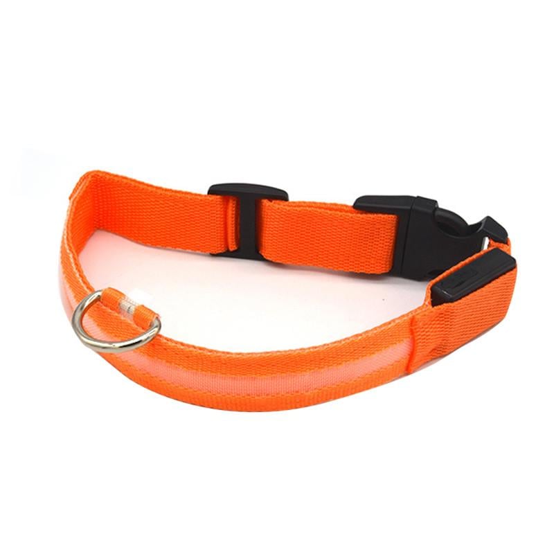 Ошейник светодиодный Lesko M Orange (2085743992) - фото 1 Ошейник светодиодный Lesko M Orange (2085743992) - фото 1