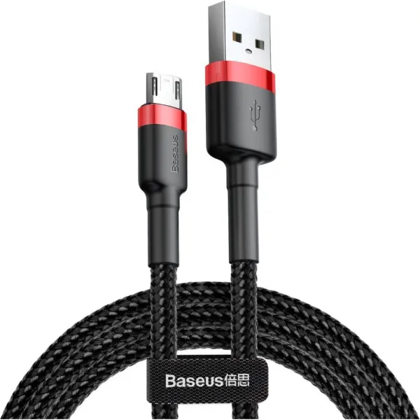 Кабель BASEUS Cafule Cable USB to Micro USB CAMKLF-H91 2A 3 м Red/Black