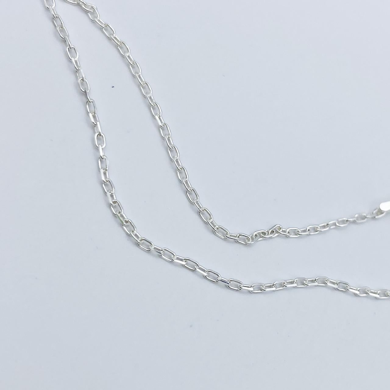 Цепочка серебряная Якорная 40 см см 1,04 г