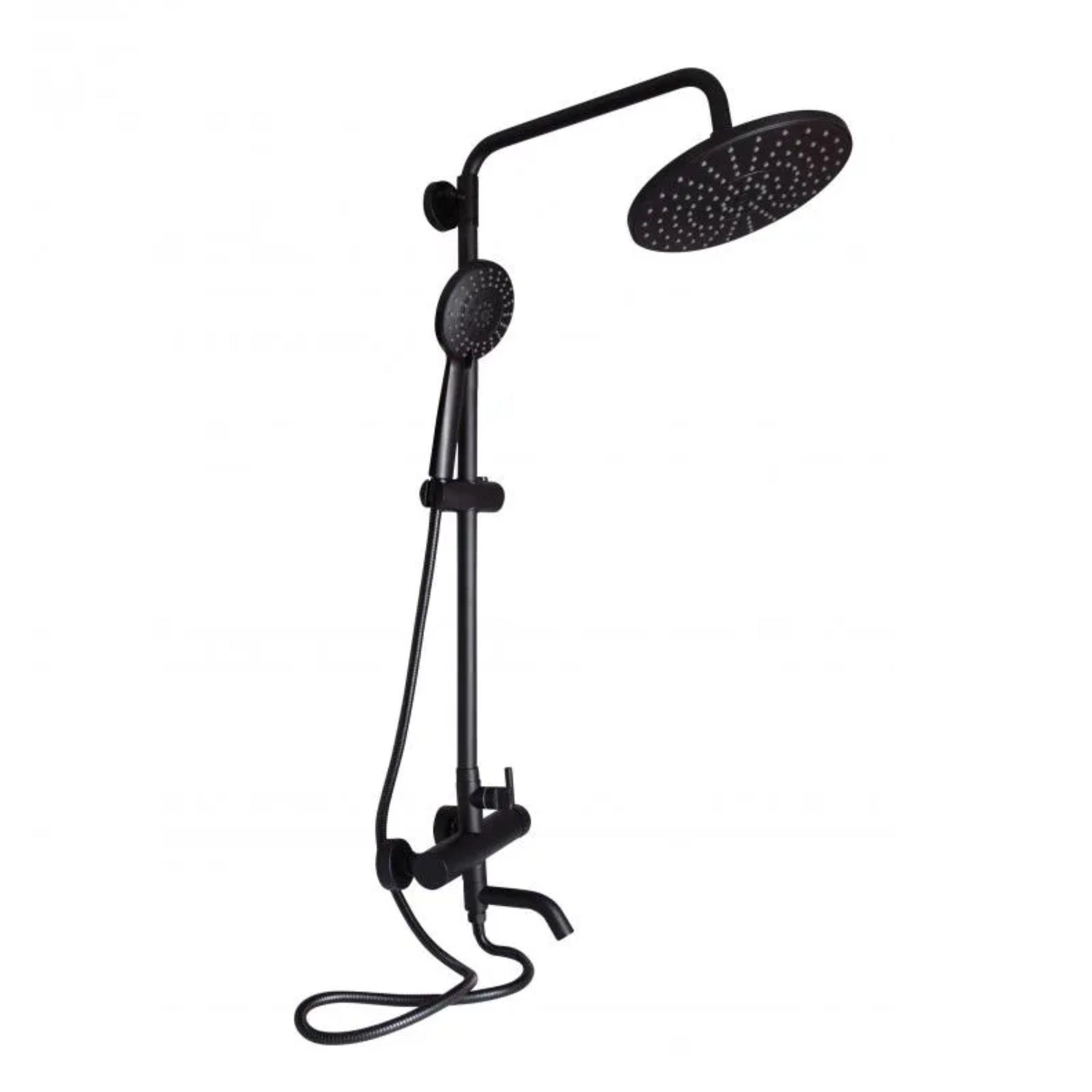 Душевая система для кабины Lidz Aria 1031 на три потребителя с изливом k35 Black (LDARI1031BLA43370)