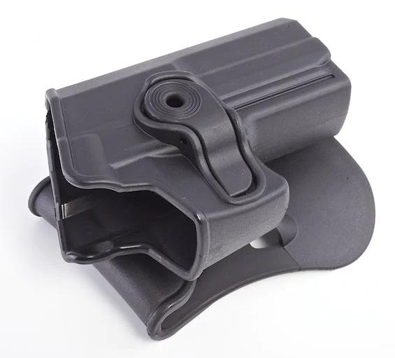 Кобура пластиковая Amomax для пистолета Glock 17/22/31 Черный (AM-G17G2) - фото 4