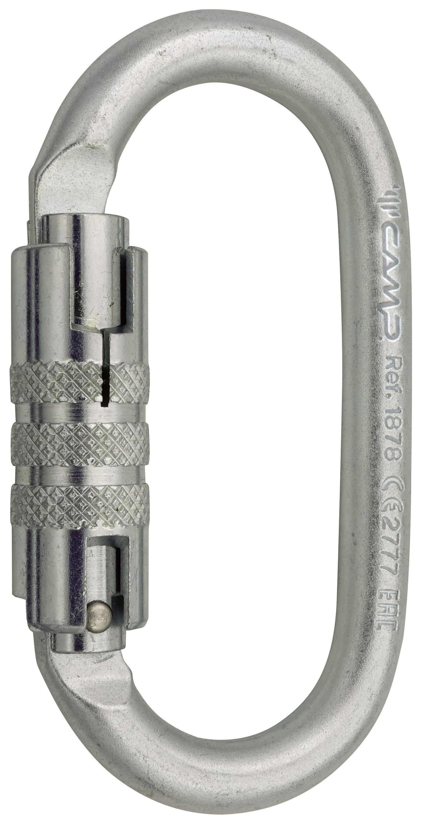 Карабін сталевий CAMP OVAL PRO 2LOCK (1878)