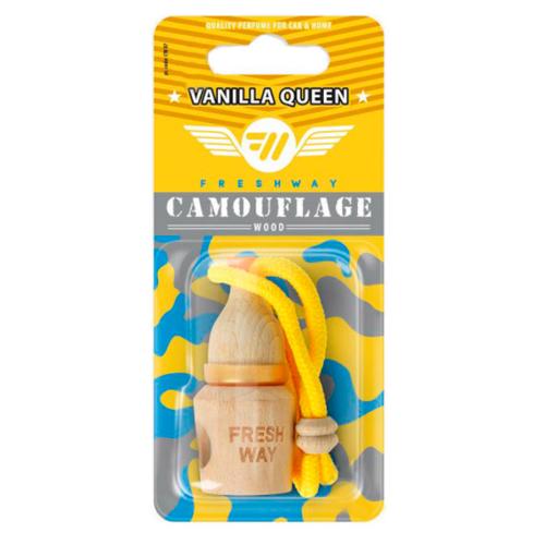 Освежитель воздуха Fresh Way Camouflage Wood Vanilla Queen (00000051111)