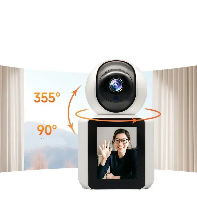 Відеоняня з Wi-Fi поворотною камерою дисплеєм і функцією відеодзвінка (C31) - фото 4