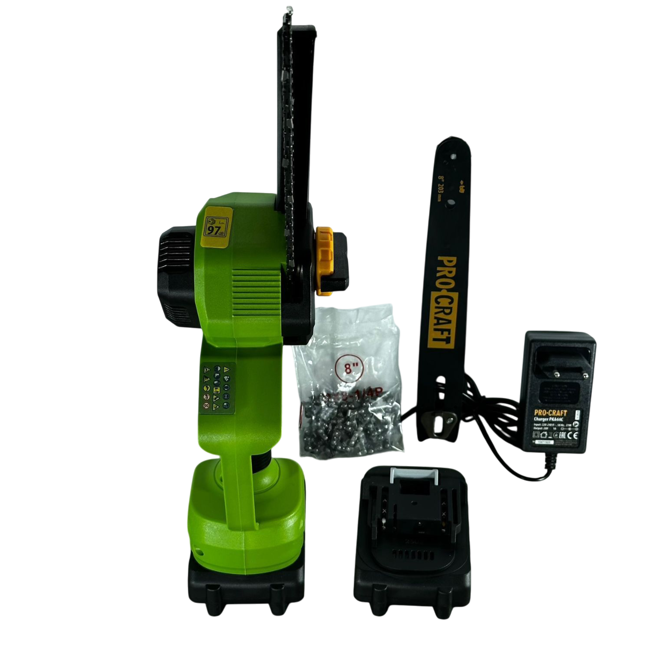 Пила акумуляторна Procraft PKA44 міні 2 акб та зарядний пристрій в кейсі (2632815027) - фото 3 Пила акумуляторна Procraft PKA44 міні 2 акб та зарядний пристрій в кейсі (2632815027) - фото 3