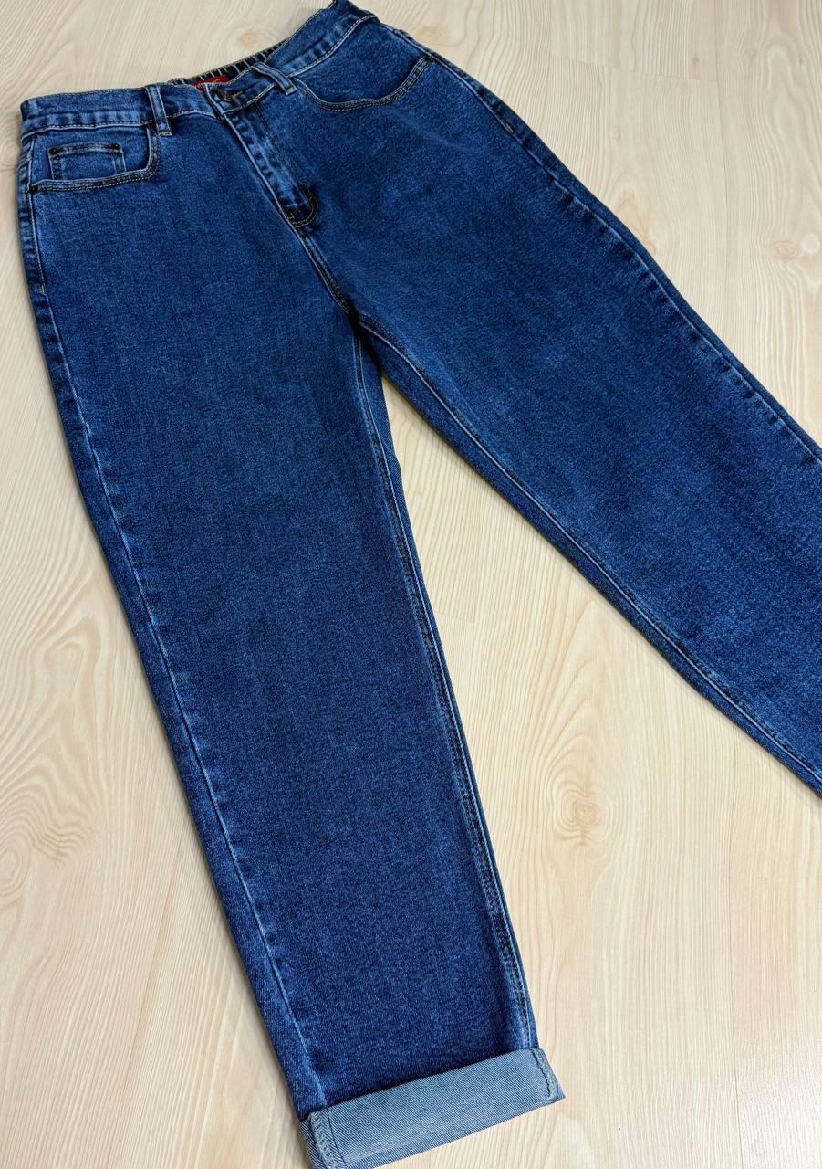 Джинси жіночі Vanver 8229 Mom з резинкою на талії р. 42 107 см 140 см Синій - фото 5 Джинси жіночі Vanver 8229 Mom з резинкою на талії р. 42 107 см 140 см Синій - фото 5