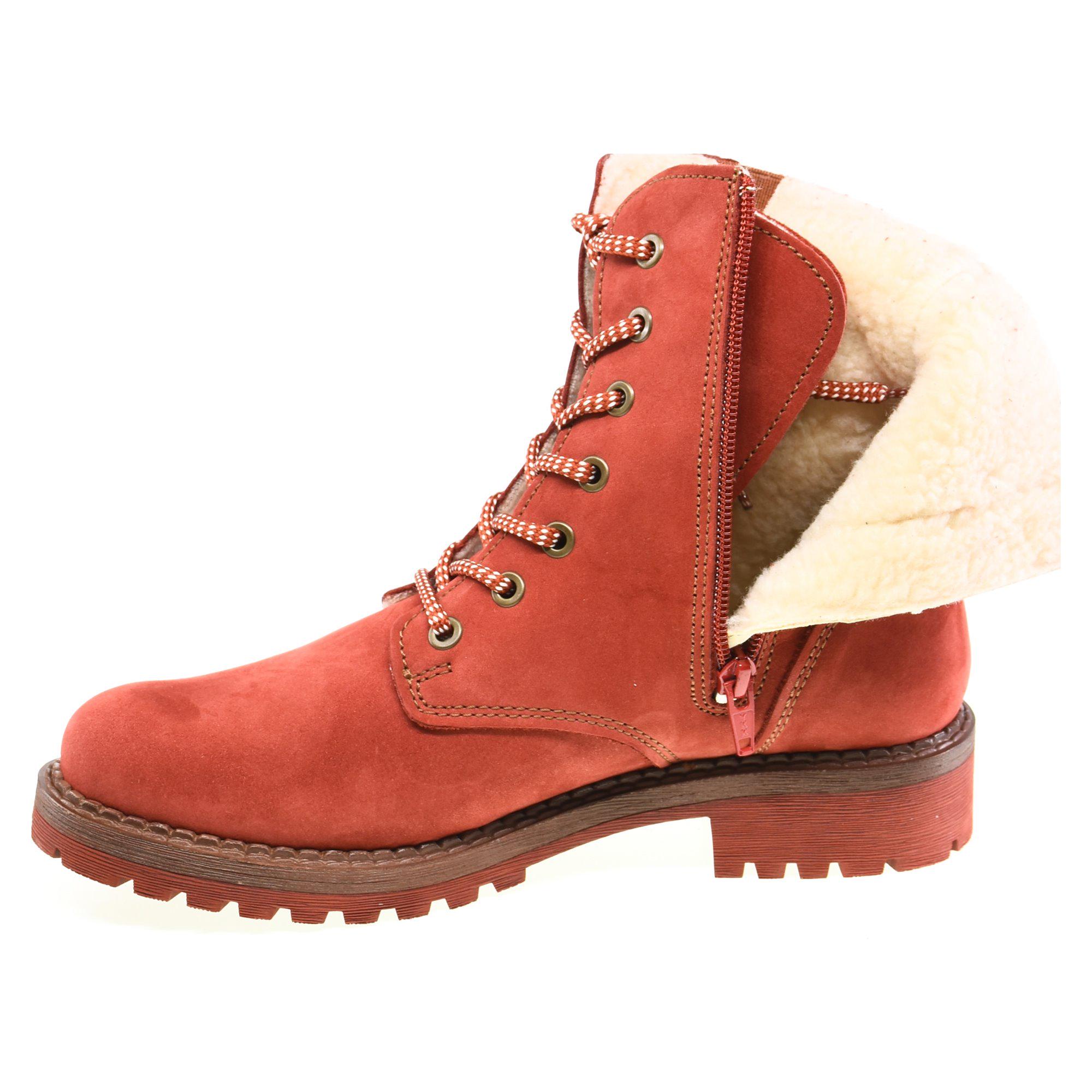 Ботинки зимние женские Tamaris р. 38 Коралловый (013051-38) - фото 6