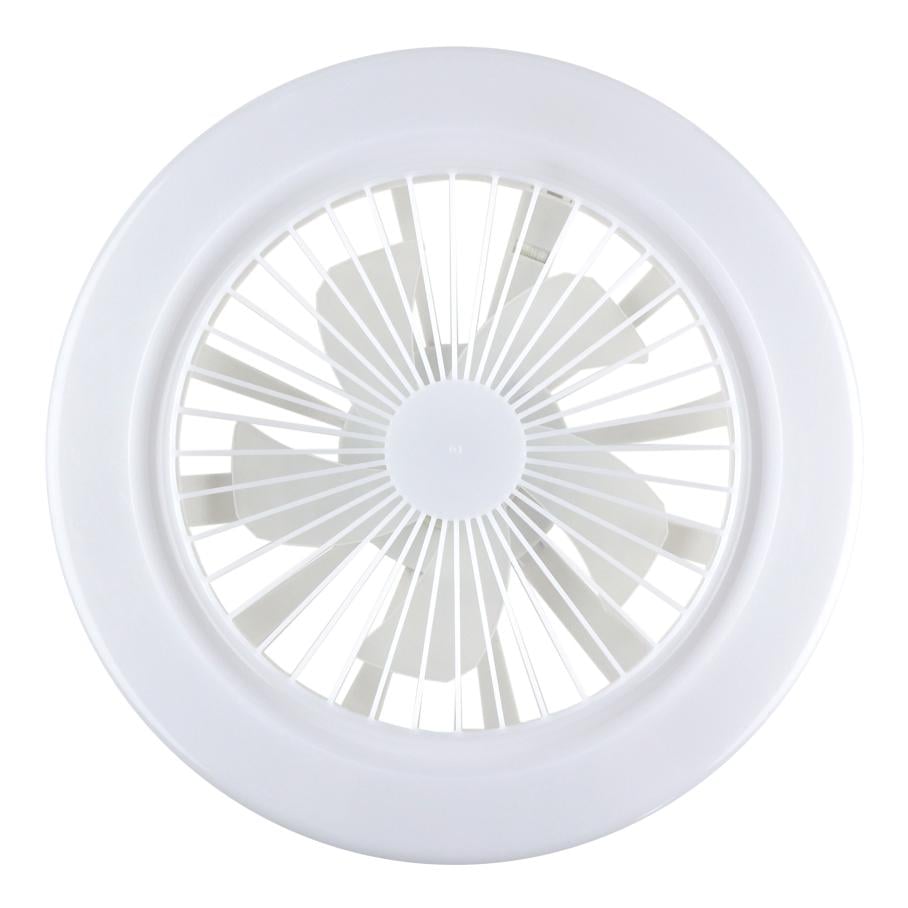 Лампа кольцевая с вентилятором FS1-LED-30W цоколь E27 сочетает функции освещения и охлаждения 3 режима работы White (1462295d)