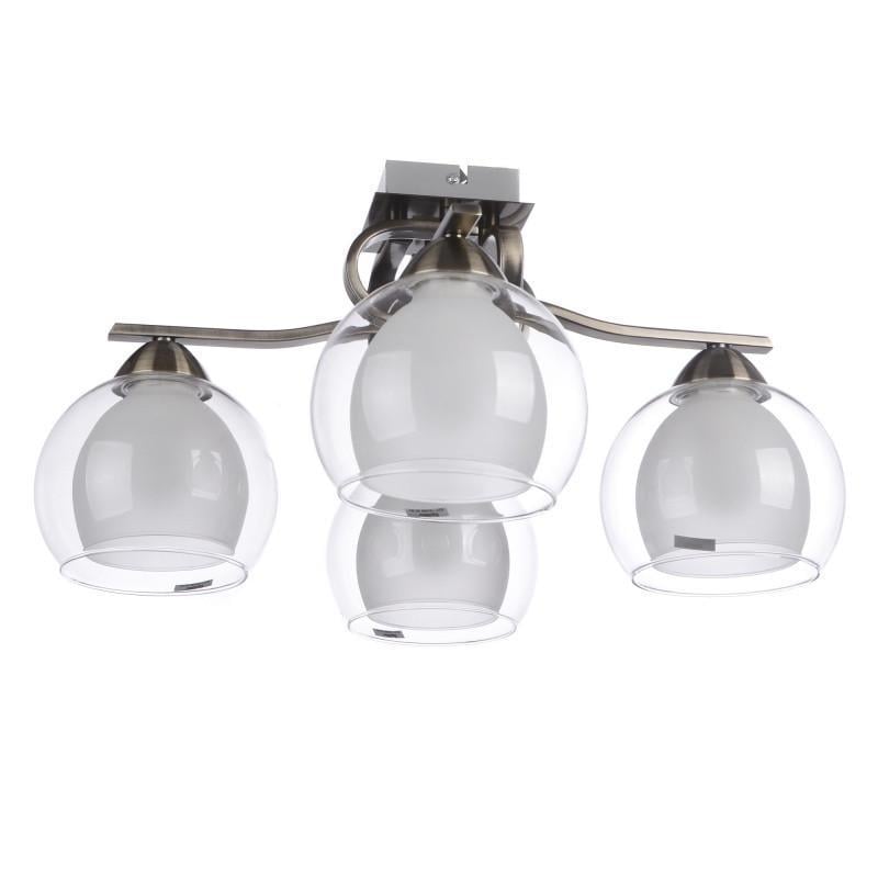 Люстра потолочная Brille классическая в зал E27 60W BZ LK-251C/4 22-363