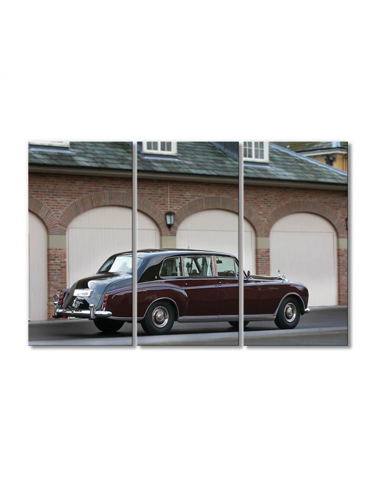 Картина модульная Ролс ройс фантом 3 модуля 60x90 см