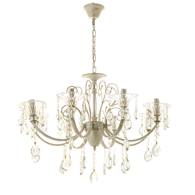 Люстра з кришталю Білий (OU101/8)