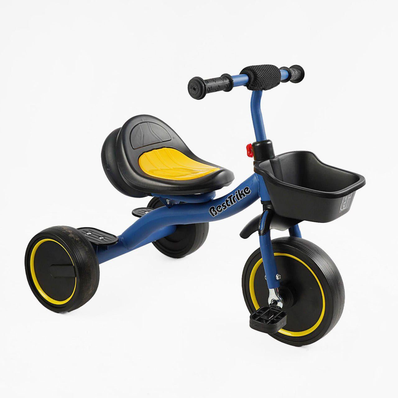 Детский велосипед трёхколёсный Best Trike BS-45602 со светом и музыкой Синий (28429022)