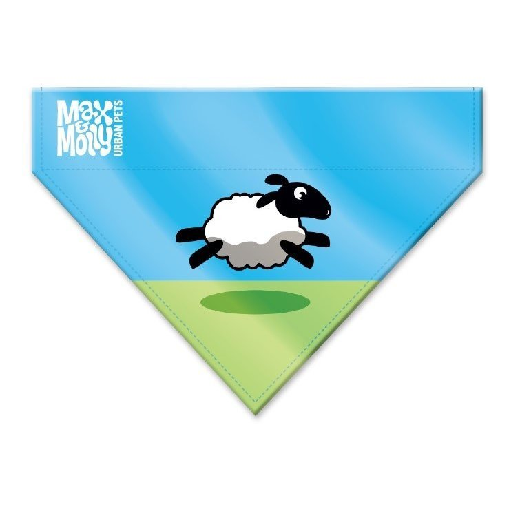 Бандана для собак на ошейник Max & Molly Bandana Sheep из L Black (701033) Бандана для собак на ошейник Max & Molly Bandana Sheep из L Black (701033)