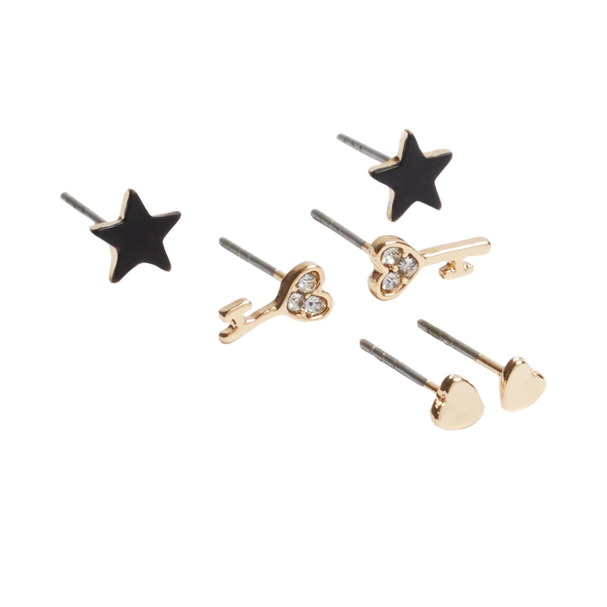 Женские серьги Parfois 191482 ONE Черный