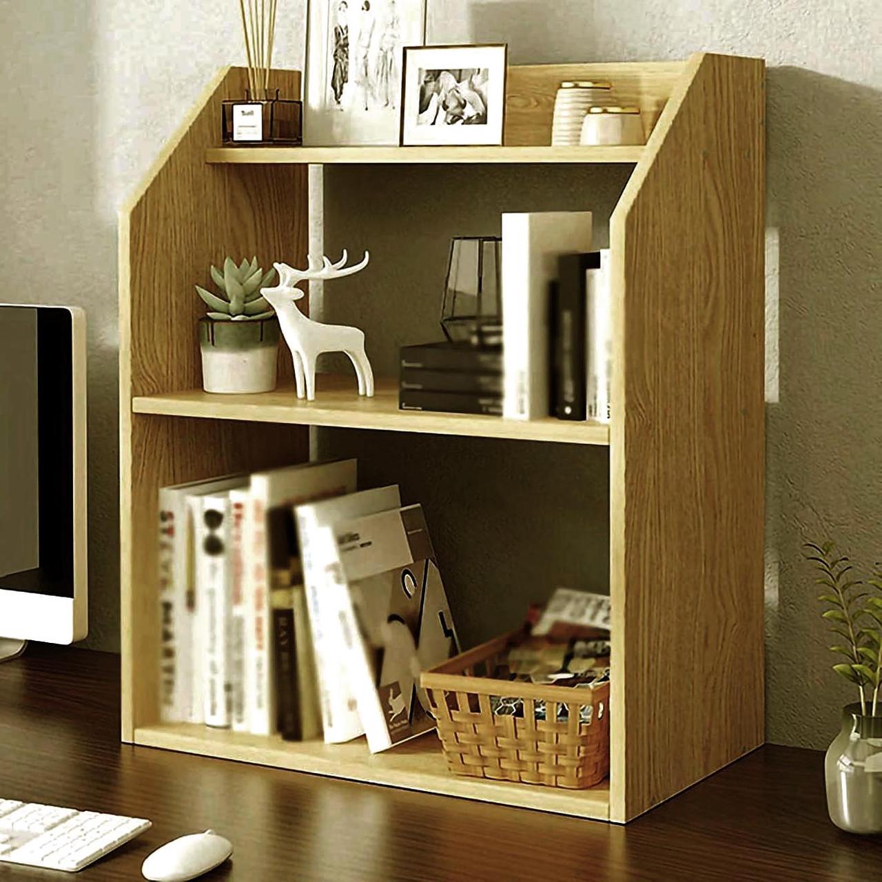 Полиця-надбудова настільна з дерева Дістері тектона (АКД-014224)