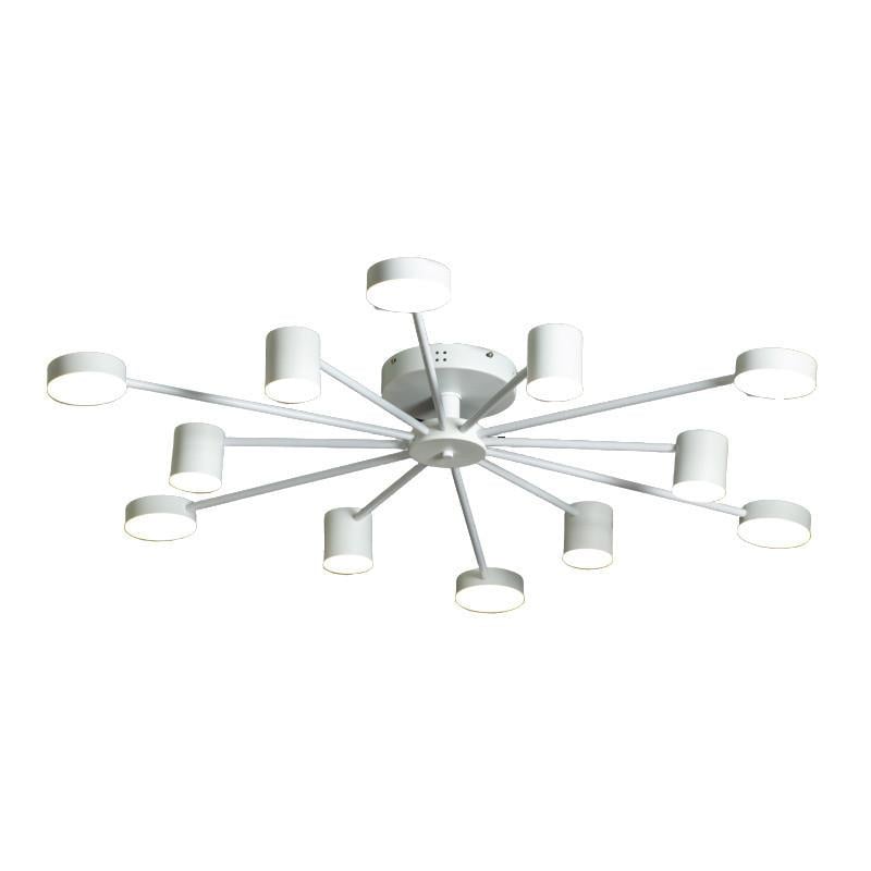 Люстра LED LOFT на 12 модулей 7800/12WH Белый Люстра LED LOFT на 12 модулей 7800/12WH Белый