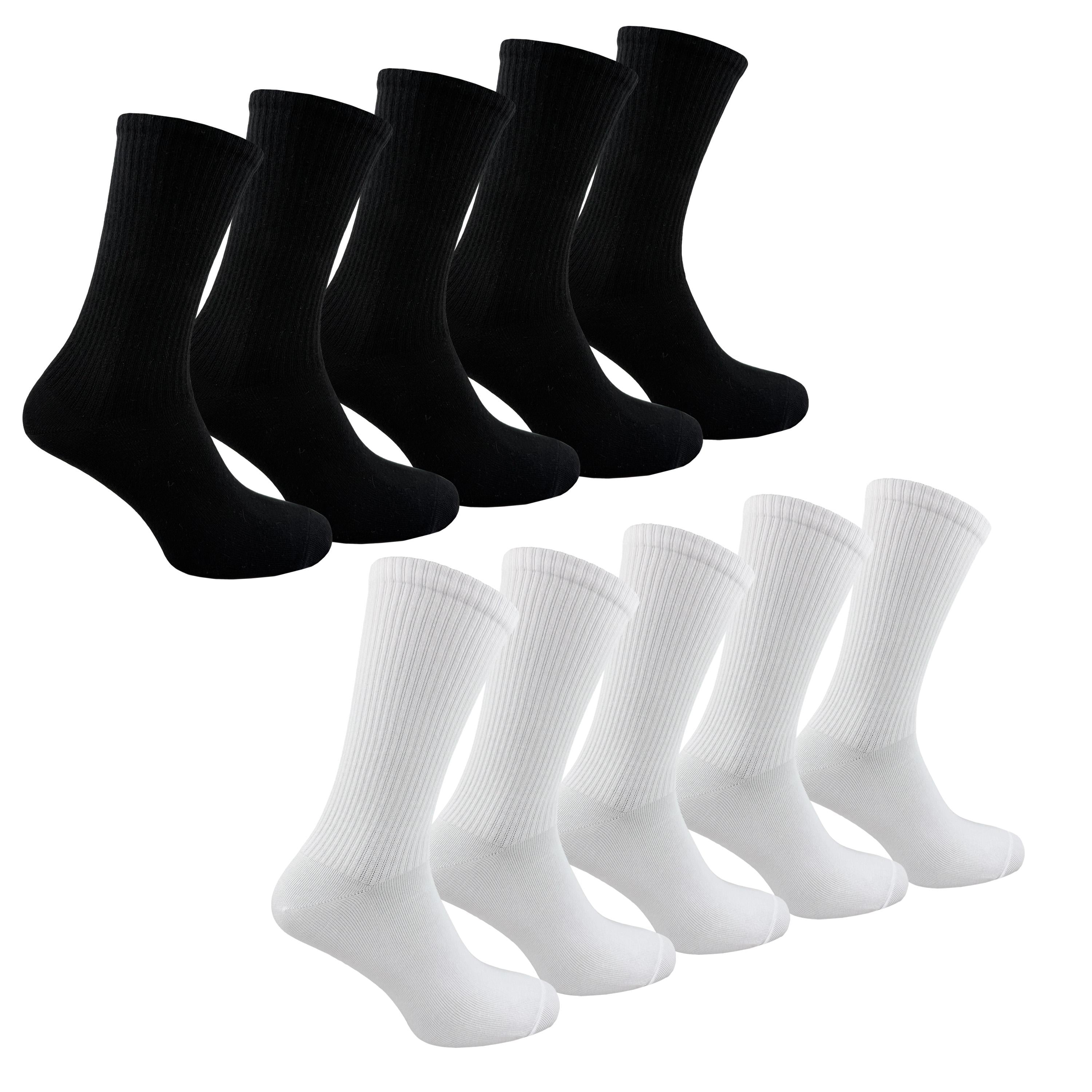 Набор носков Premier Socks высокая резинка унисекс 10 шт. р. 36-39 Черный/Белый