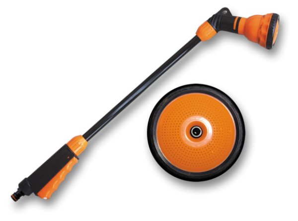 Ороситель ручной Bradas BLACK LINE QUICK STOP многорежимный с плавным переключением (ECO-4445)