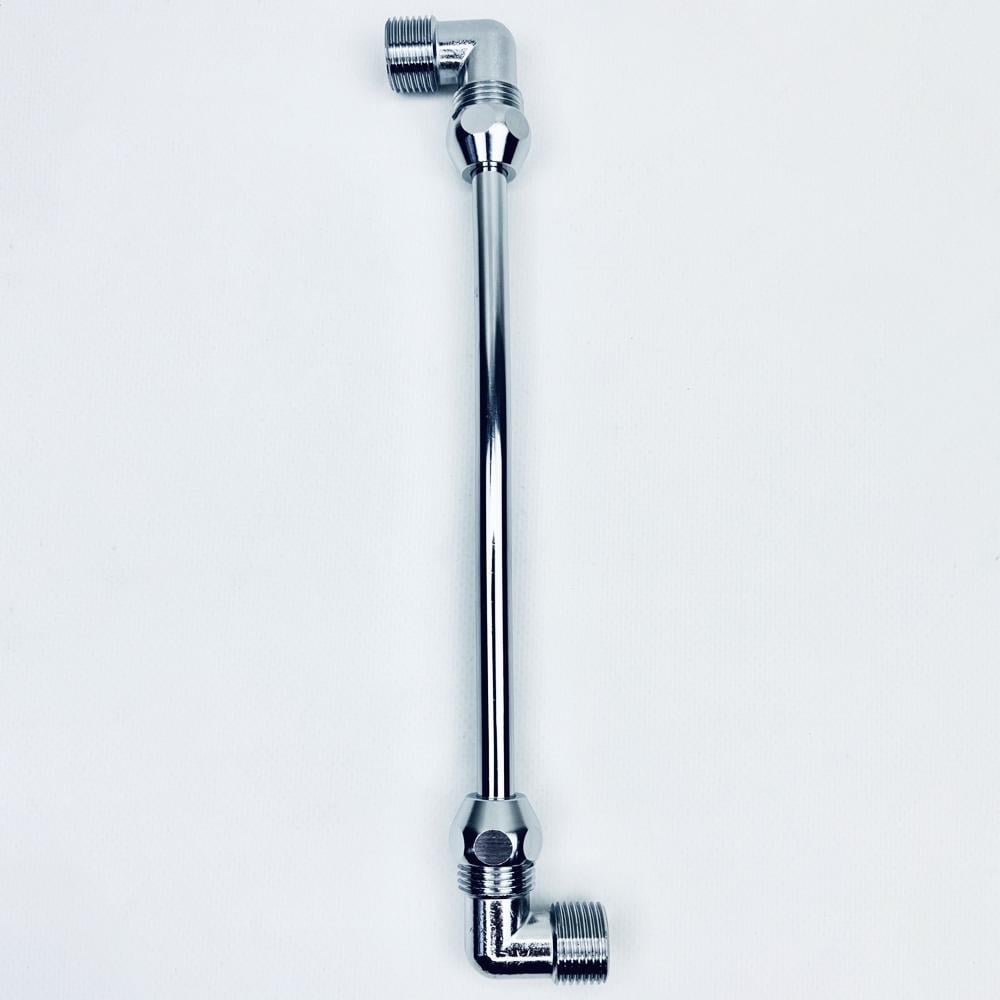 Підводка гнучка Flexy S-подібна мідна ЗЗ 30 см 1/2" d 10 мм Хром (24768078) Підводка гнучка Flexy S-подібна мідна ЗЗ 30 см 1/2" d 10 мм Хром (24768078)