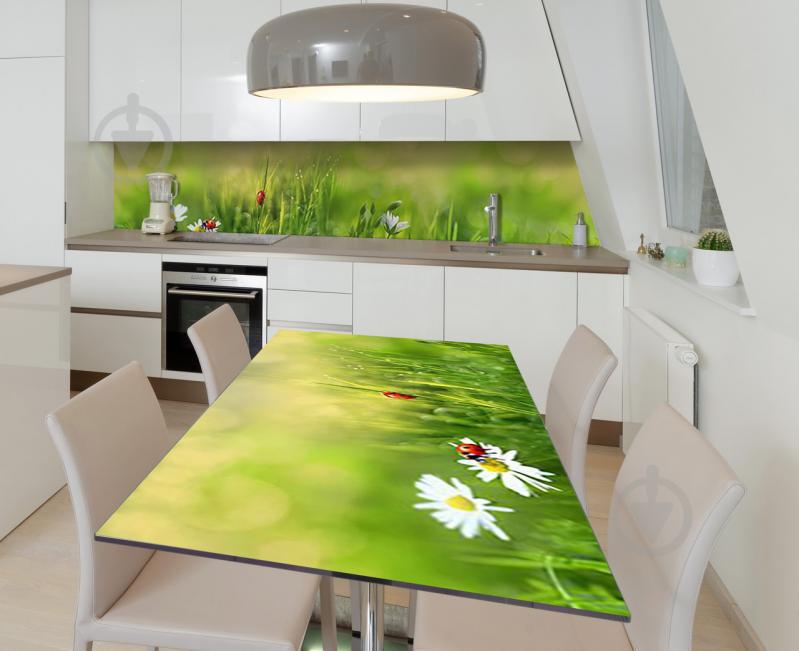 Наклейка 3Д виниловая на стол Zatarga «Тайная жизнь насекомых» 600х1200 мм (Z184907st)