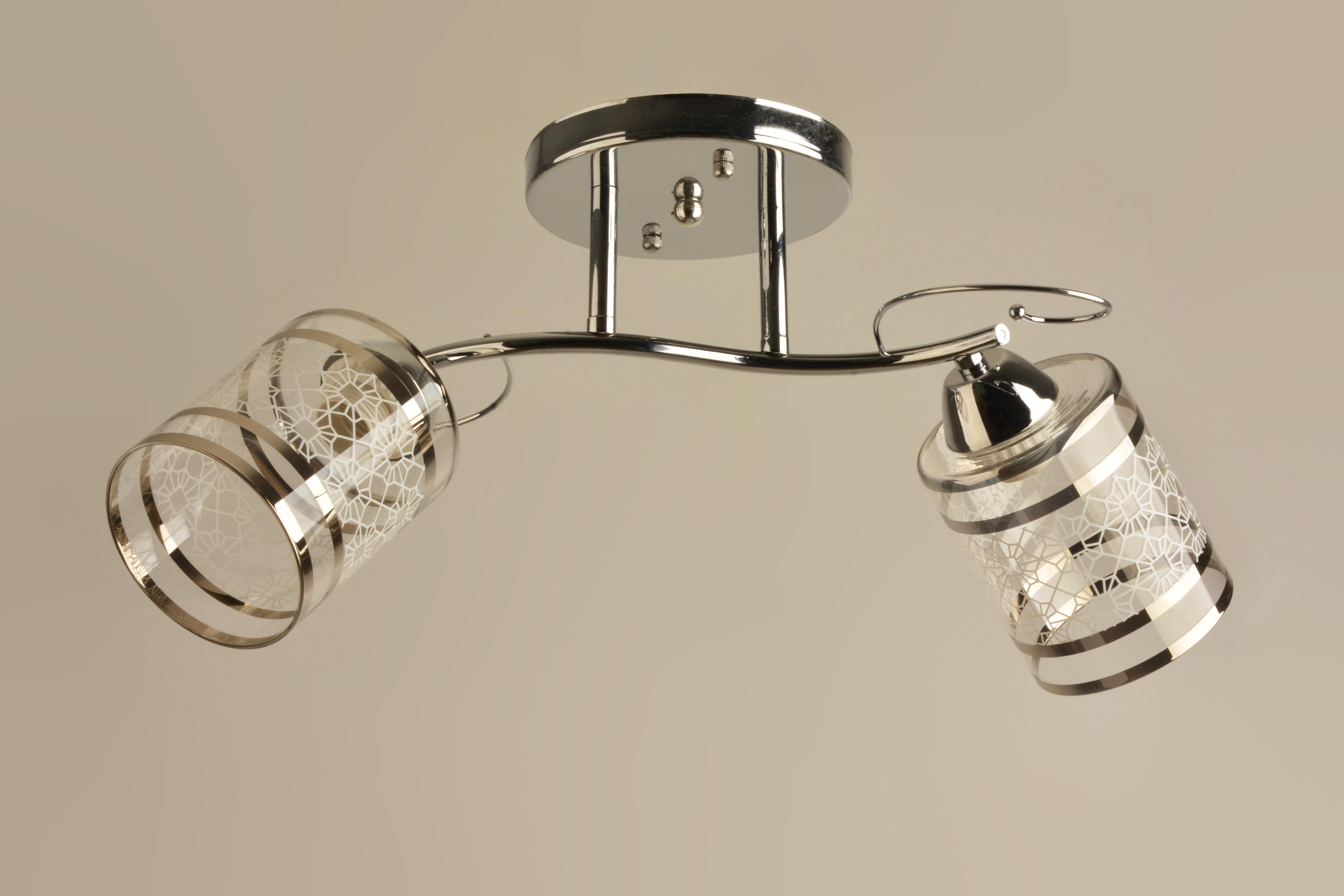 Люстра потолочная Sirius Л 8004/2A CR на 2 плафона