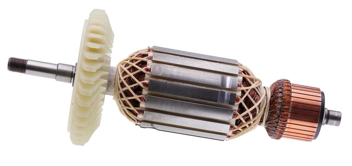 Якорь VJ Parts для болгарки Элпром 230 2300Вт NEW-новая модель 219х54 резьба М10R (как1942) Якорь VJ Parts для болгарки Элпром 230 2300Вт NEW-новая модель 219х54 резьба М10R (как1942)