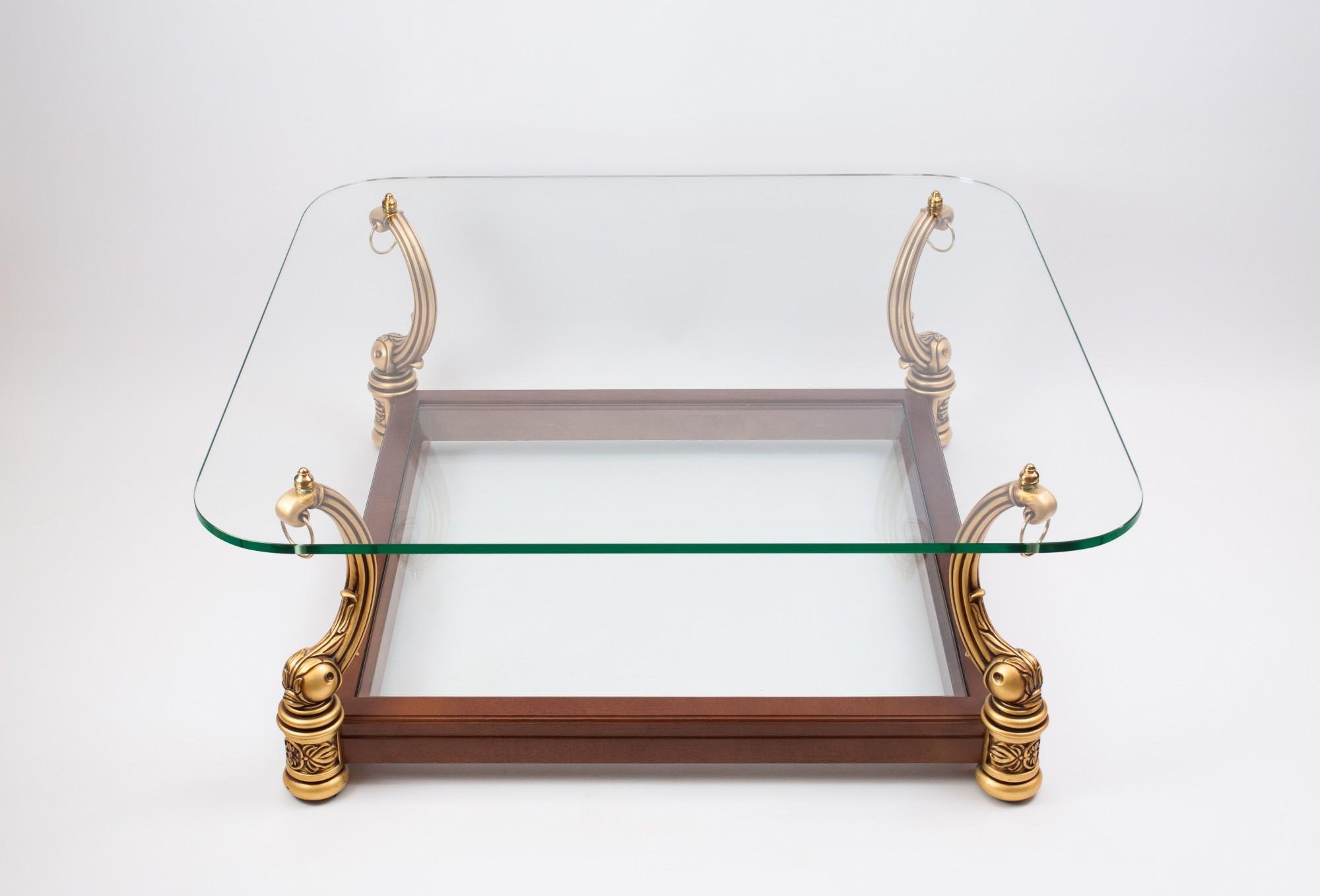 Столик журнальний зі скляною стільницею (11120311)