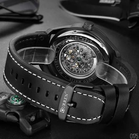 Наручний годинник Curren 8299 All Black (2432) - фото 4 Наручний годинник Curren 8299 All Black (2432) - фото 4