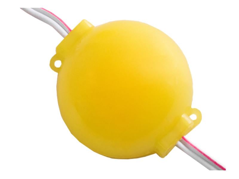 Светодиодный модуль COB LED 12В 2Вт IP65 желтый (3179)