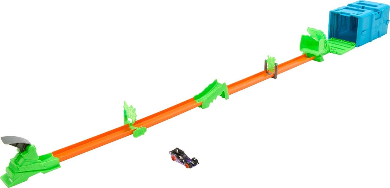 Игровой набор Hot Wheels Track Builder Toxic Super Jump Pack HKX47 (18184638) - фото 2