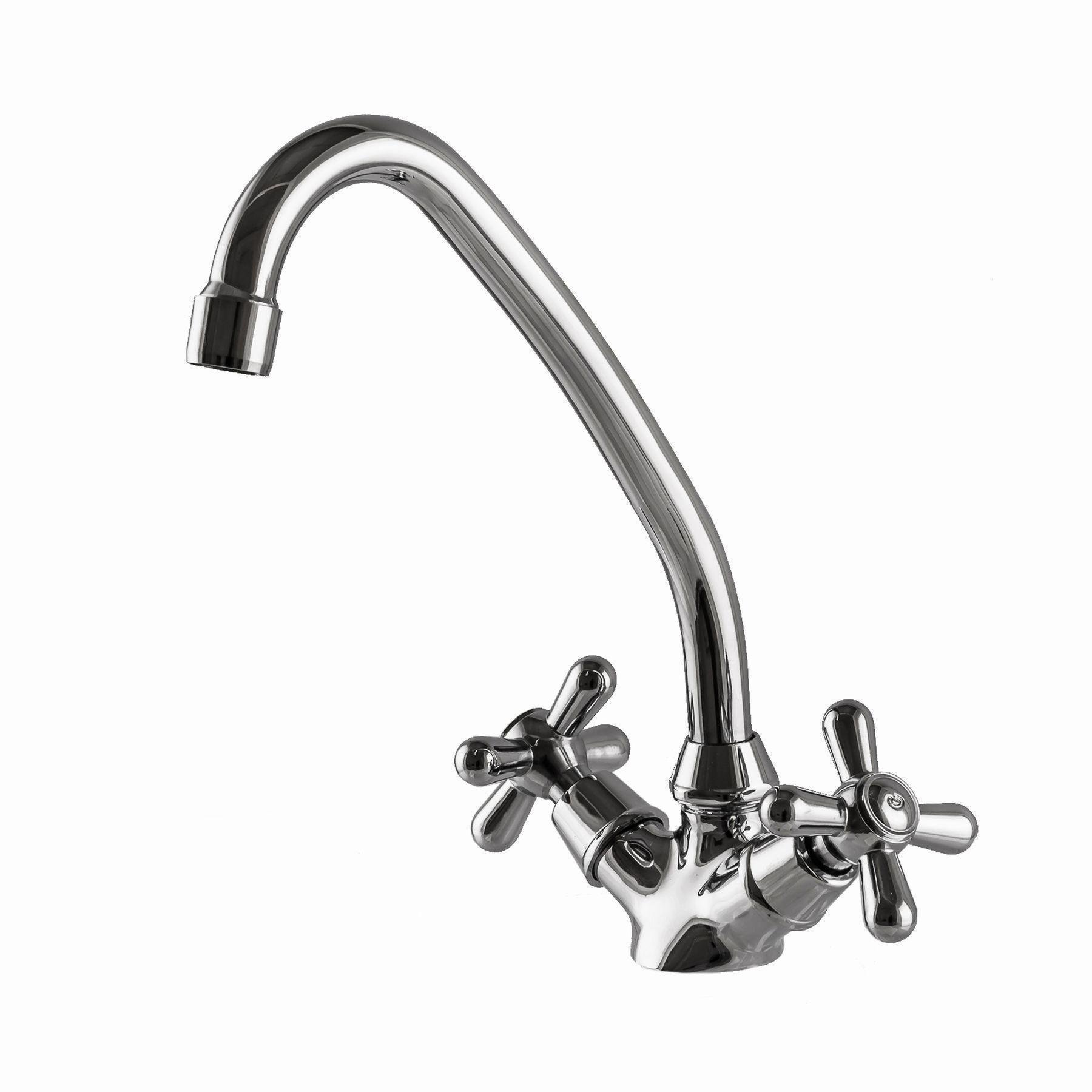 Кран на кухню Globus Lux Хром (6145)