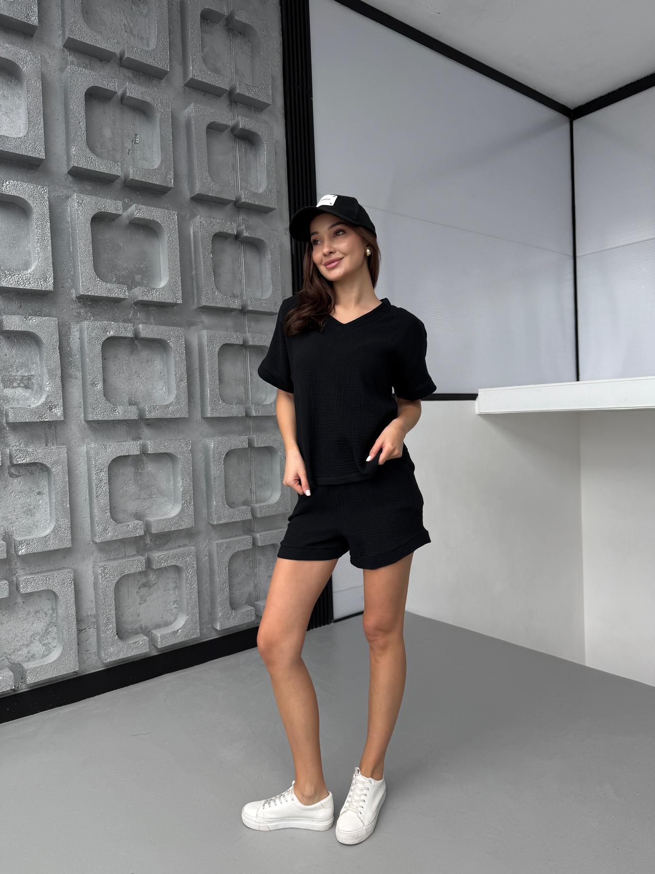 Костюм женский Hawaii COSY с шортами L Черный (MSH2)