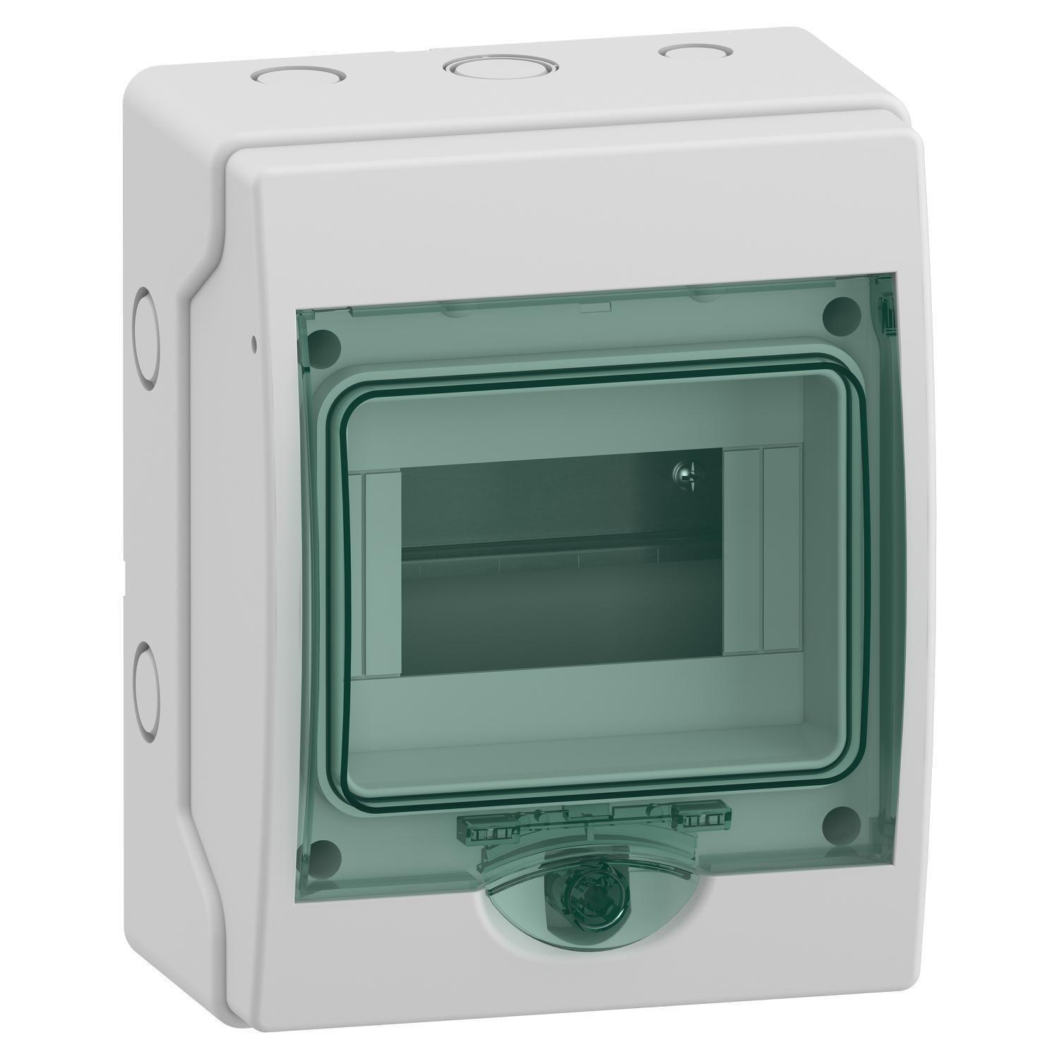 Щит навісний універсальний Schneider Electric Kaedra IP65 6-модульний (13442) Щит навісний універсальний Schneider Electric Kaedra IP65 6-модульний (13442)