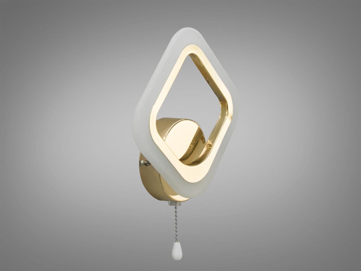 Бра Квадраты LED 12 Вт Золотой (A8060/1G)