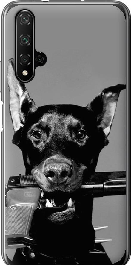 Чохол на Huawei Honor 20 Доберман (2745u-1697-42517) Чохол на Huawei Honor 20 Доберман (2745u-1697-42517)