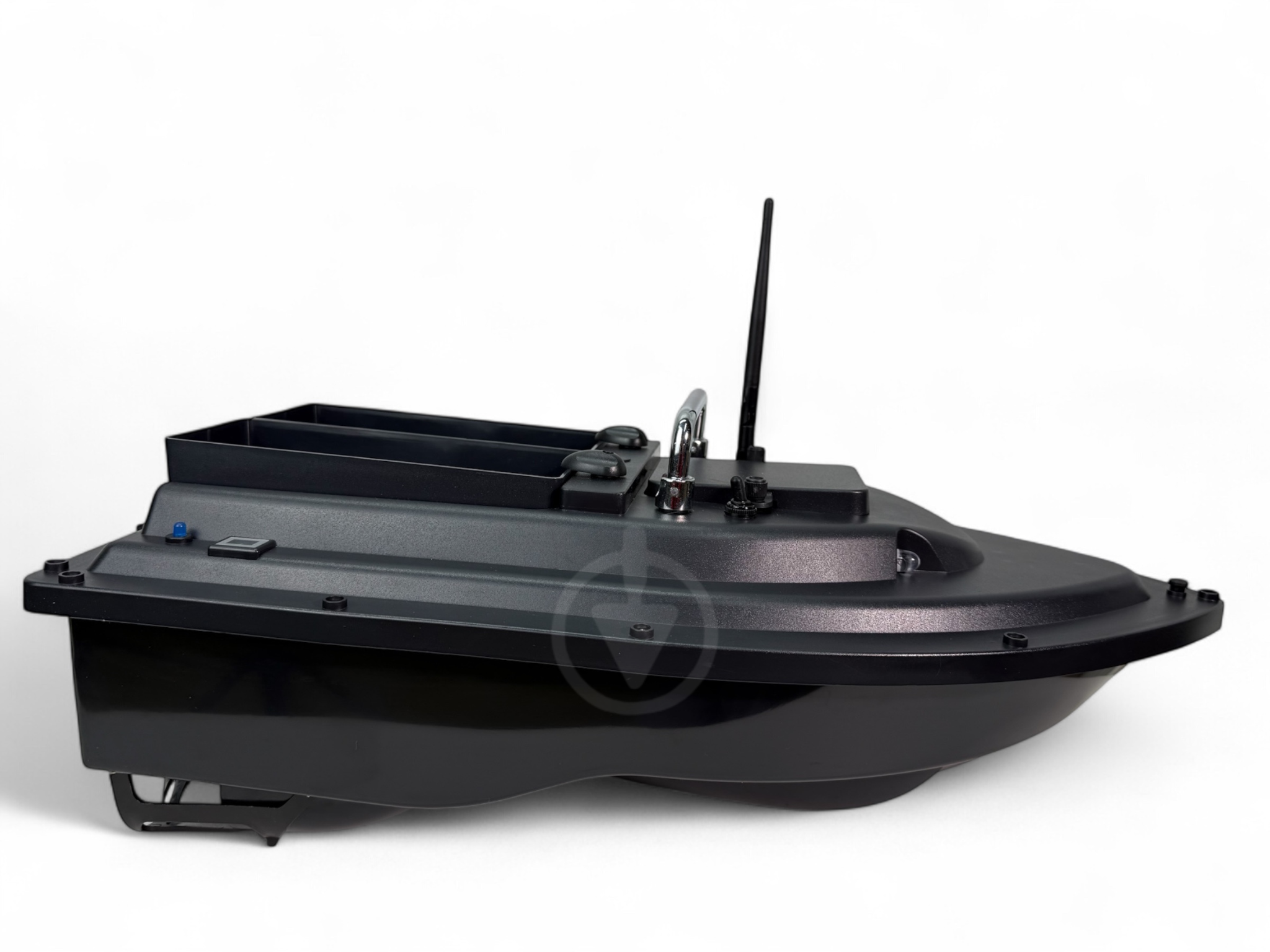 Карповый кораблик Lixada Black T17 2 бункера GPS автопилот - фото 4