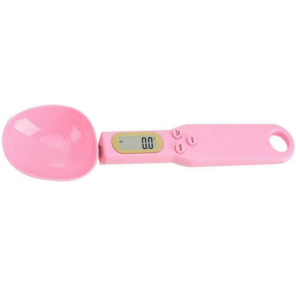 Ложка-ваги мірна електронна з LCD екраном Digital Spoon Scale 500 г Рожевий (MS-13692) - фото 4