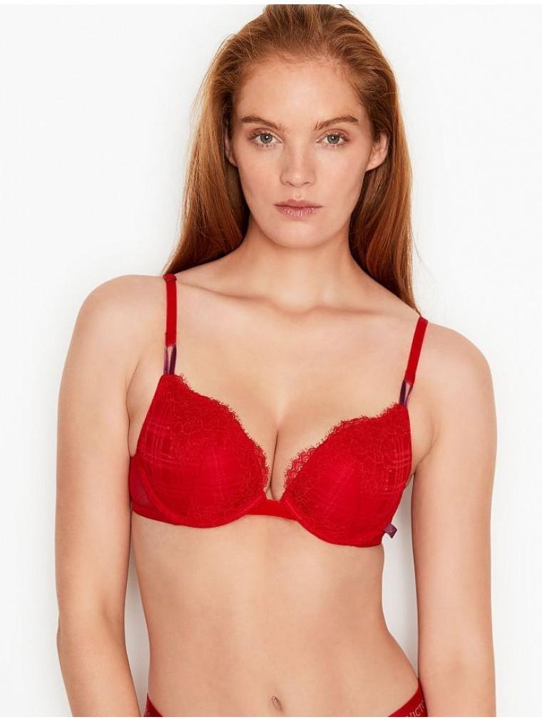 Бюстгальтер Victoria's Secret 409-834 Push-up 75D Красный (1-57)