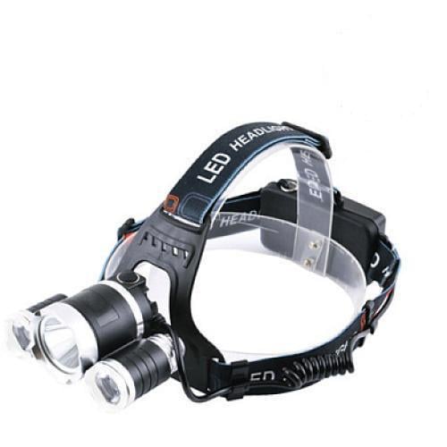 Фонарь налобный 3000-T6 + 2XPE/2x18650/signal light/ЗУ microUSB/Box (00000060073)