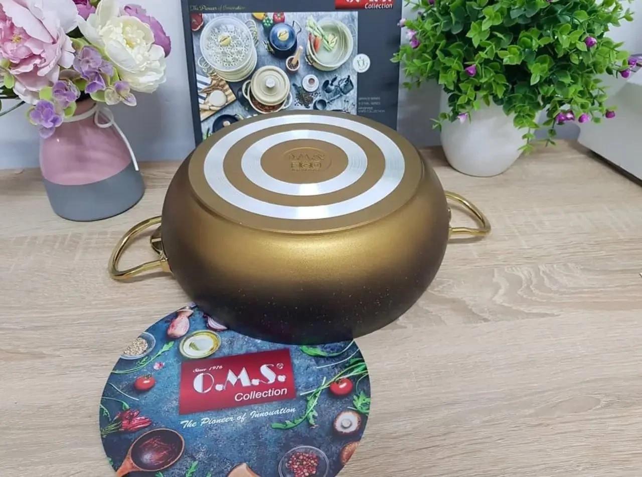 Каструля OMS Collection 3141 IND 18 см 2 л Gold (21339634) - фото 8